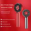 Electric Vibration Massage Comb Red Light Hair Follicle Comb Scalp Oil Liquid Applicator Head Massager Hair Growth Anti Loss