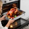 Stainless Steel Roasting Pan with Rack, Large Chicken Turkey Roaster for Oven, Thanksgiving Holiday Dinner Party Essential