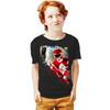 Power Rangers Photo Red Ranger Kick Official Youth T-Shirt For 12-14 Years