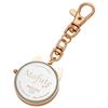 Fieldwork Women's Analog Pocket Watch with Keychain and Bag Charm, Beige, MKK2305P-3