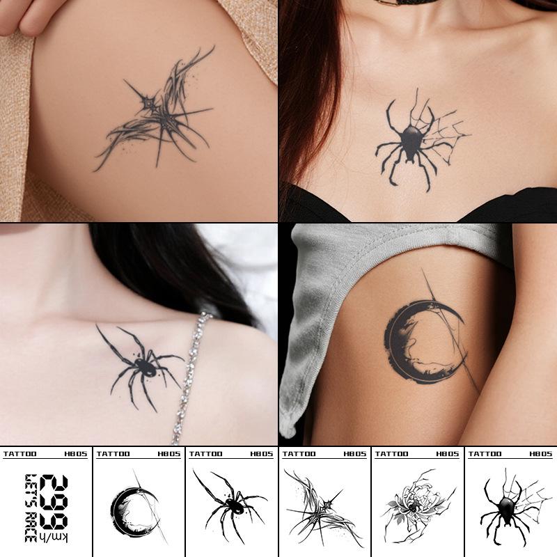 

Cross-Border Fashion Herbal Tattoo Sticker - Waterproof, Long-lasting, Cool Designs for Hand and Shoulder 8*8 cm