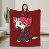 Kasane Teto Triple Twin Cute Blanket  Camping Flannel Throw Blanket For Couch Chair Warm Soft Design Quality Bedspread Gift Idea