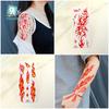 Ricalon Halloween Vein & Lightning Flame Tattoo Stickers, Waterproof & Sweatproof