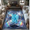 Chelsea FC Printed Flannel Area Rug Non Slip Soft Polyester Floor Carpet Indoor Decor Mat for Bedroom Living Room Sofa Game Room Home Decoration