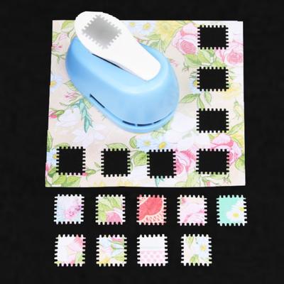 1 st Ny Stämpelform Hantverkspunch Präglingsmaskin Lätt Pressning Runt Hål Tandad Kant Stans för Stämpltillverkning