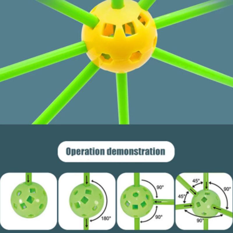 3D Construction Toys DIY Castle Building Block Kit Children Pretend Play House Building Assembly Game Kids Birthday Xmas Gifts