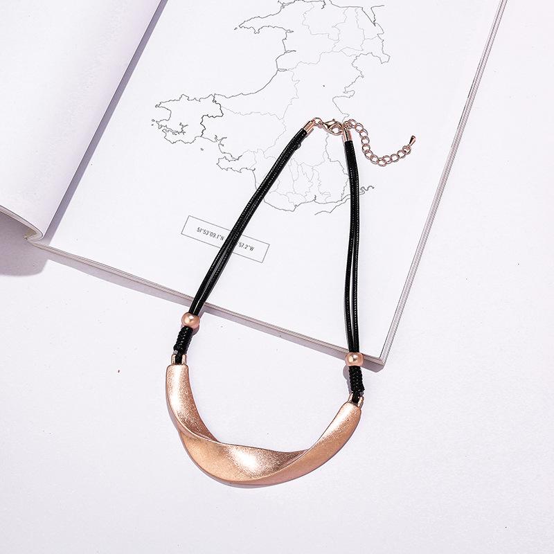 DIMANAF 2024 colgante de las cuatro estaciones accesorio Retro hoja de estilo étnico largo accesorios simples colgante A20