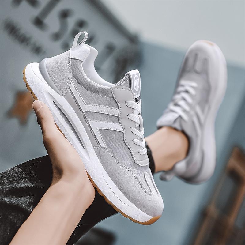 Forrest Gump shoes men's 2025 leather versatile cloth low-top board shoes breathable casual shoes trendy fashion sports shoes men