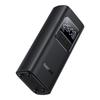 Battery-powered compressor, tire pump with display, 50W, 4000mAh - black