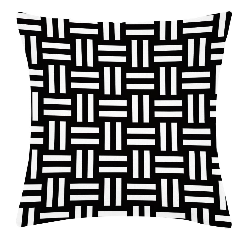 Colorful Geometric Pattern Pillowcase Dormitory Decoration Office Living Room Sofa Home Pillowcase