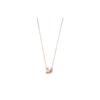 Dazzling Swan Crystal Necklace Women Necklace Rose-Gold 5469989