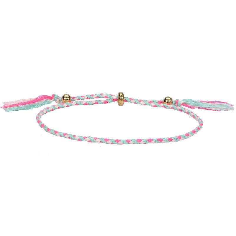 Bracelet Multicolor Bohemia Woven Wrap Friendship Bracelets Handmade Braided Friendship Bracelet Adjustable Colorful