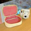 Strawberry Embroidered Cosmetic Bag Portable Travel Organizer For Makeup Skincare Essentials And Daily Toiletries Storage