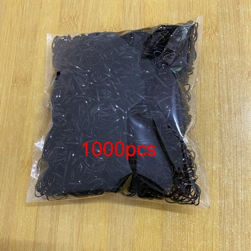 2000pcs/lot Children Transparent Hair Rubber Bands for Bracelets Baby Elastic Small Hair Tie Gum Kids Hair Beads Hair Accessorie