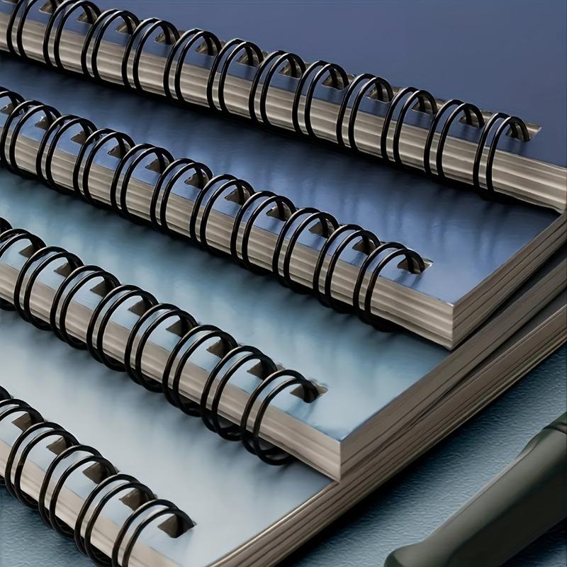 Cuaderno A5 Grueso de Espiral de 20.57X14.22 Cm, Libreta Simple Azul, Libro de Hojas Sueltas, Cuaderno de Ejercicios de 40 Páginas