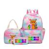 Popular Sprunki Rhythm Box Cartoon Elementary School Bag Children's Backpack Backpack Three-piece Set