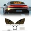 Universal Car LED Dynamic Eye Light Plug and Play Rear Window USB Plug Light Animated Eye Atmosphere Light Auto Accessories 2Pcs