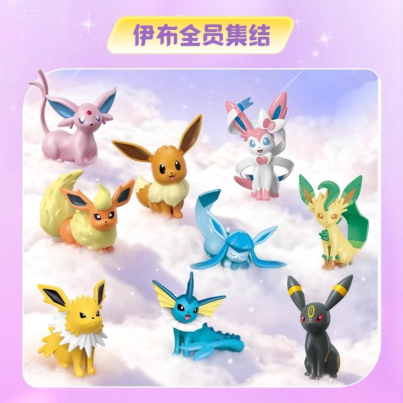 9 Style Pokemon Eeveelution Figures Espeon Sylveon Glaceon Leafeon Vaporeon Umbreon Flareon Pocket Monsters Anime Figure Toy