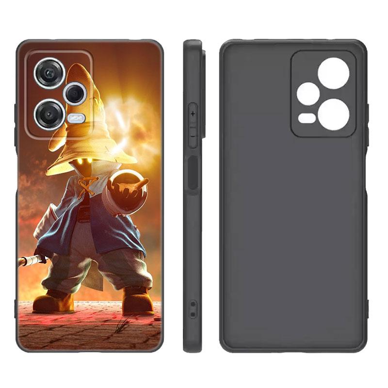 Game Final Fantasy Black Silicone Phone Case For Xiaomi Redmi Note 9 10 11 11S 11T 12 13 Pro 5G Plus 9S 10S 12S