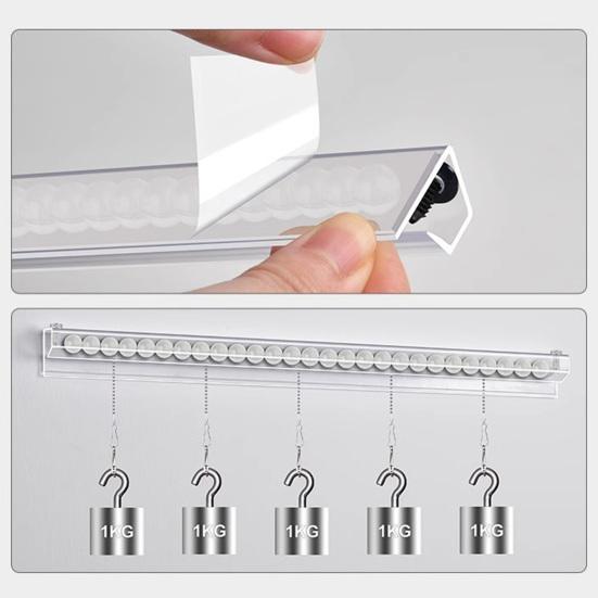 Aluminum Slide Check Rack with Pen Slot And Receipt Holder Spikes Sliding Inspection Rack Bills Ticket Orders Organizer for Restaurants Offices Cafes