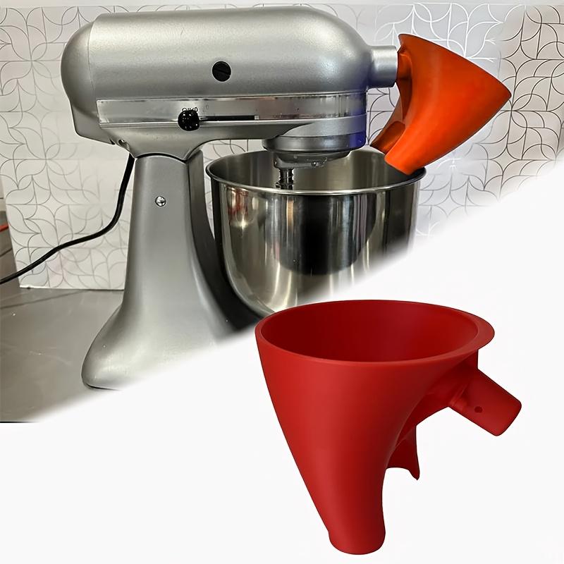 Flour Funnel for Kitchen Aid Mixer, 2026 New Anti-Spill Food Grade Attachment, Easy To Add Ingredients Without Mess, Durable Dishwasher