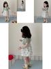 Stylish Korean Toddler Girls Summer Outfit Soft Cotton Short Sleeve T-shirt And Skirt Set
