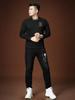 European Style 2025 Autumn New Half-Turtleneck Base Shirt Men's Long-Sleeve T-Shirt Trendy Brand Rhinestone Casual Top Men's Clothing