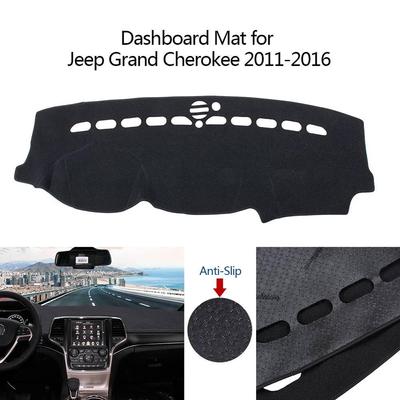 Car Dashboard Cover For Jeep Grand Cherokee 2009-2016 Left Hand Drive Anti-Skid Carpet Dash Mat Protector Cover Pad