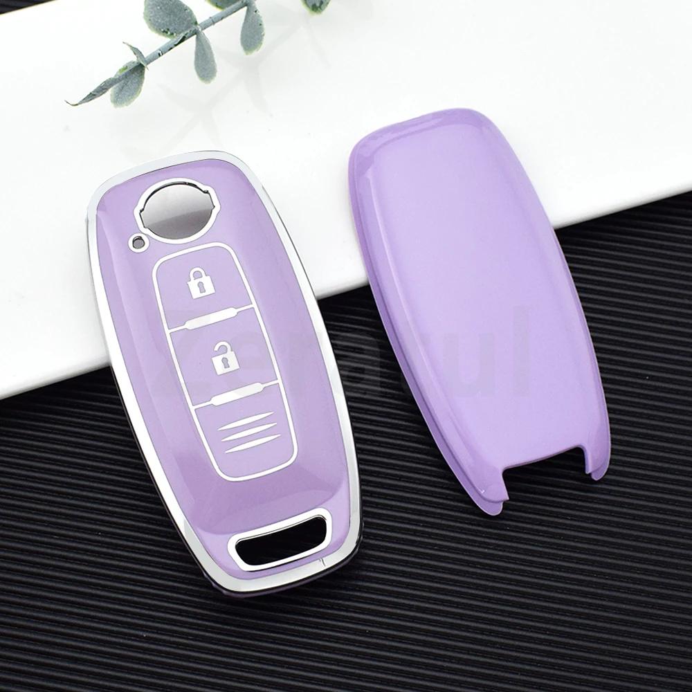 3/4 Buttons Auto Remote Shell Fob Holder For Nissan X-Trail T33 Qashqai J12 Teana Tpu Car Key Case Cover Accessories