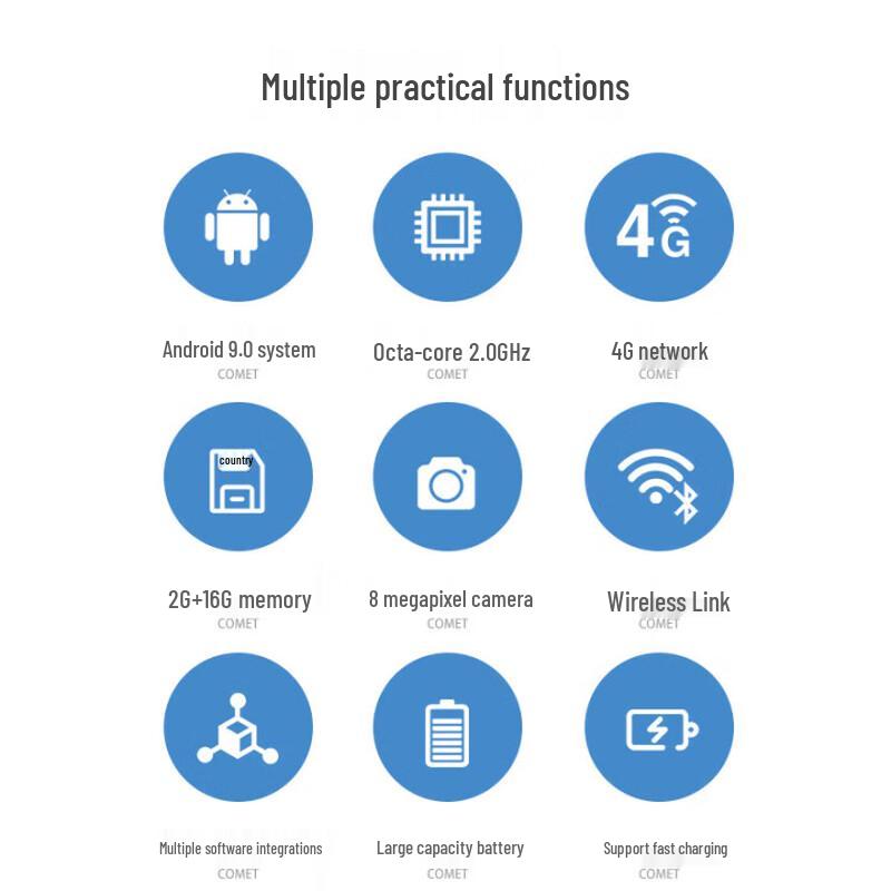 Comet PD07 Android Handheld PDA 1D Barcode Scanner