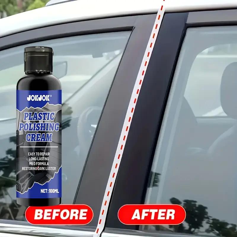 1 Piece of Deep Gloss Wax and 1 Piece of Recycled Wax for Car Interior | Coating Enhancer for Dashboard, Bumper, Seats, and Tire