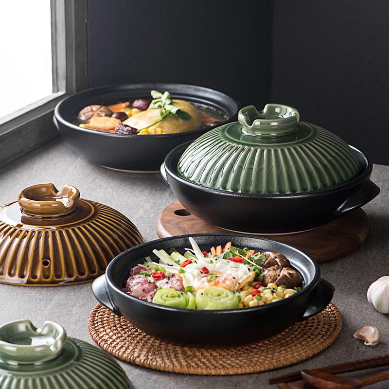 Vintage Ceramic Casserole Soup Pot