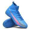 New High-Top Football Shoes Unisex Sports Shoes Anti-Slip Traction Male Female Large Size Comfortable Breathable Running Shoes