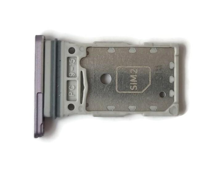 Tray Card Tray Sim Holder For Samsung Galaxy S21 Fe 5G Sm-G990 Purple