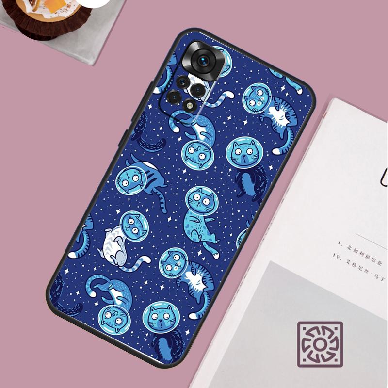 UFO Alien Cat universe Case For Xiaomi Redmi Note 14 13 12 11 15 Pro Plus Redmi 15 13 10 10C 12C 13C 14C 15C Cover