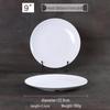 Melamine Imitation Porcelain Dinner Plate