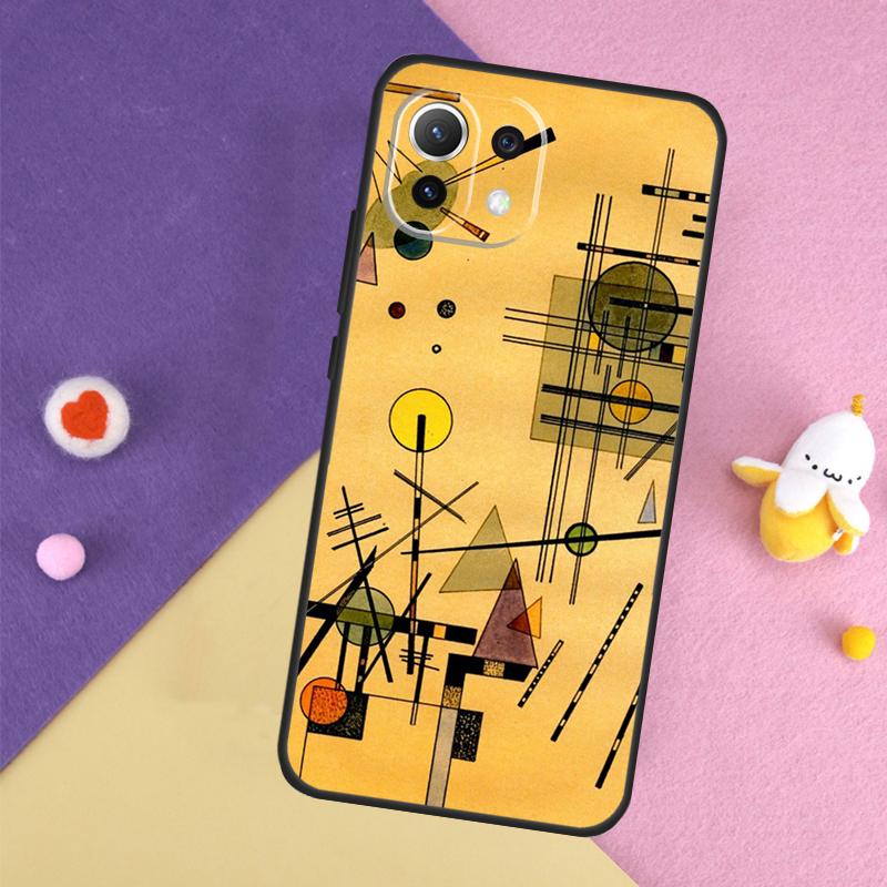 Wassily Kandinsky Abstract Artistic Case For Xiaomi 15 13 14 Ultra 14T 11T 12T 13T Pro POCO X7 Pro X3 X5 X6 F5 F6 M6 Pro Cover
