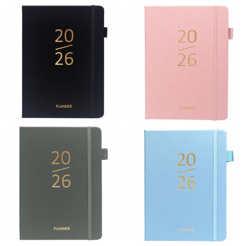 PU Leather Agenda Book A5 To Do List Notepad Portable Appointment Book  School Supplies
