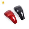 Shasha Carbon Fiber Car Accessories Interior Gear Shift Knob Cover for Subaru XV 2018 2020 2021 2023 Forester 2019 2022