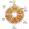 370/570PCS Gold Silver Loop Closure Metal Lobster Clasp High Quality Necklace Connection