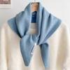 New Wool Knitted Knitted Scarf Multi-functional Warm Triangular Scarf Women Headscarf Winter