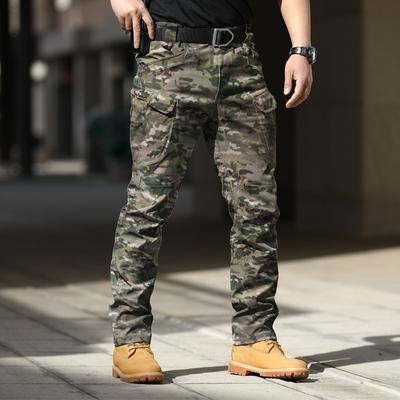 Luxury Men's Multi Pocket Military Jeans Casual Training Plus Size Cotton Breathable Army Camouflage Cargo Pants