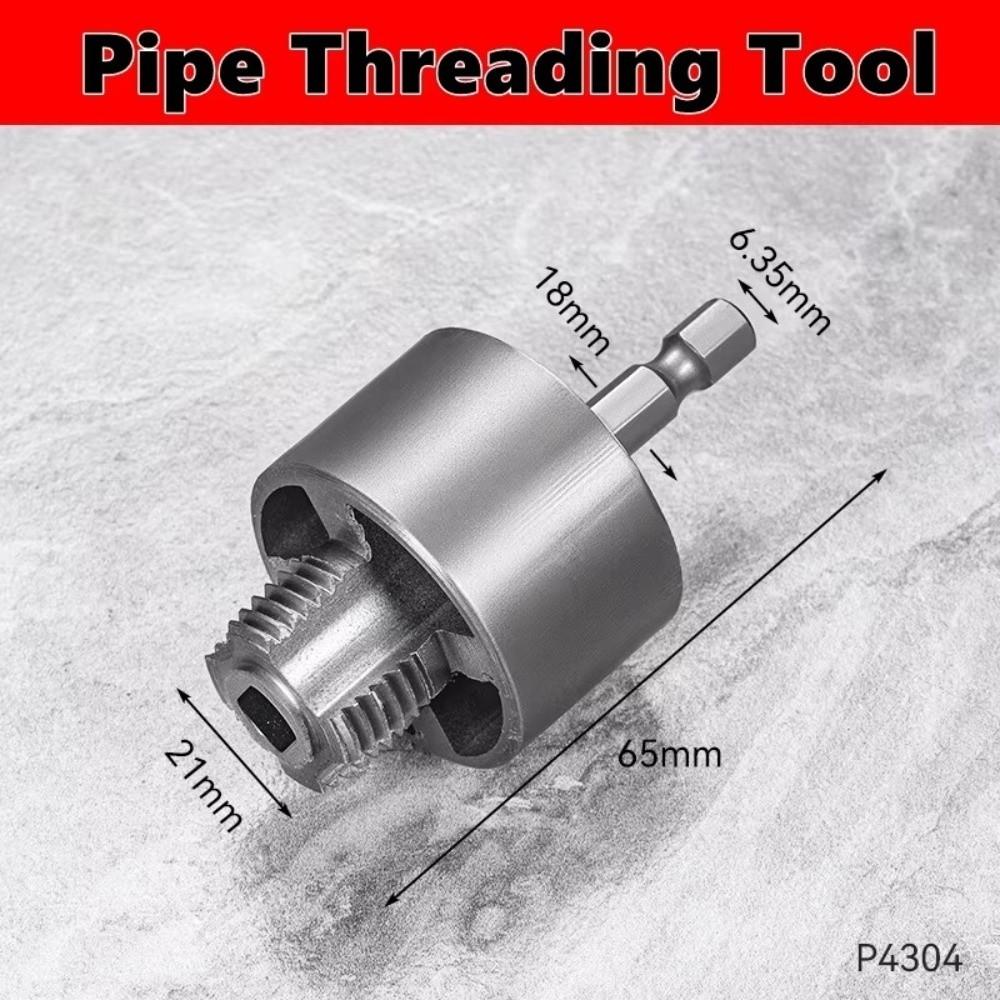 New 4/6 Points Pvc Pipe Threaders Multifunction Pipe Tool Pipe Threader Durable Internal and External Thread Opener