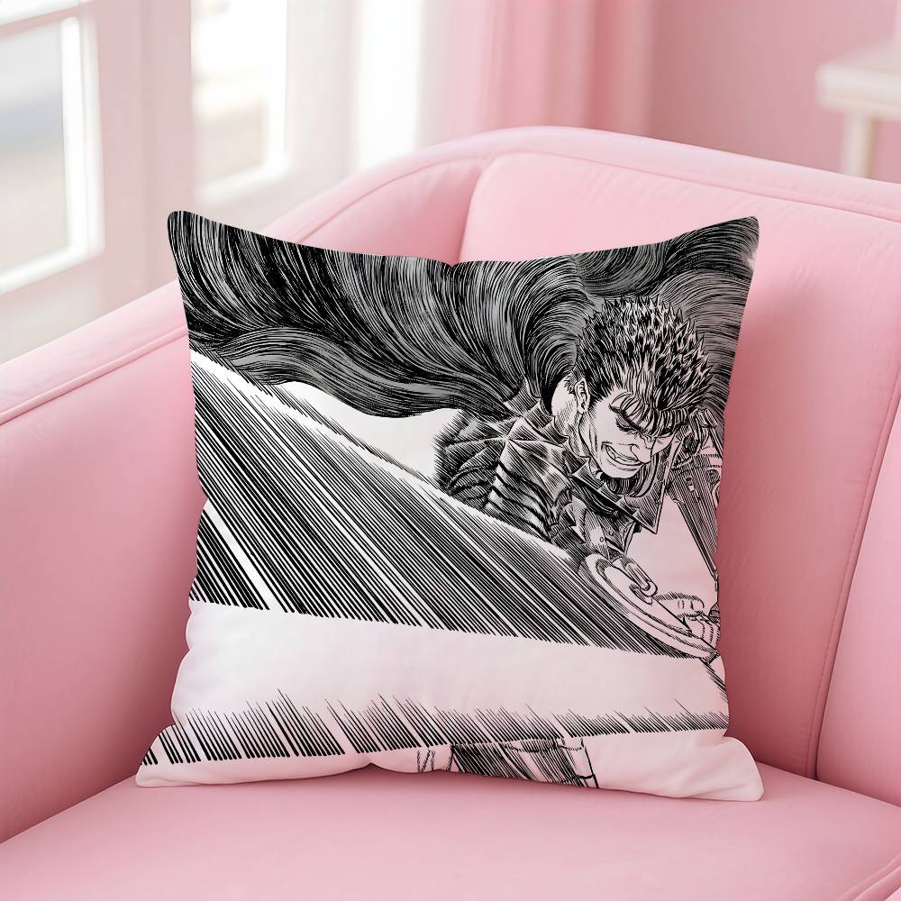 Classic comics B-Berserk Pillow Case Pattern Printed Pillowcase for Living Room Sofa Cushion Cover & Bedroom Decor