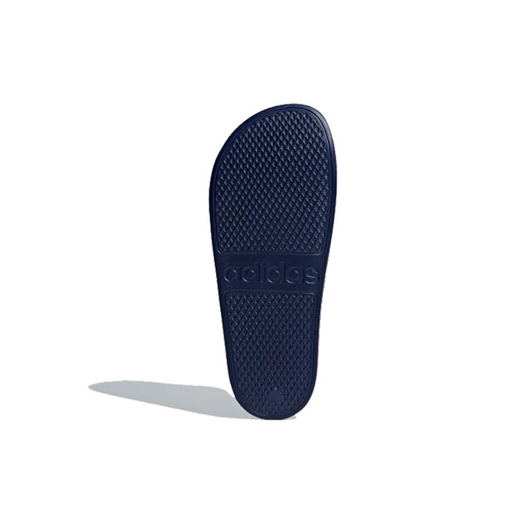 New Adidas Adilette Aqua Slides Dark Blue Cloud White F35542