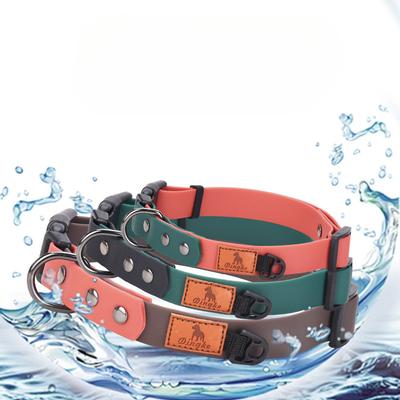 Retro Pet Collar Waterproof and Rust Proof Dog Collar Medium and Large Dog Dog Leash Neck Collar