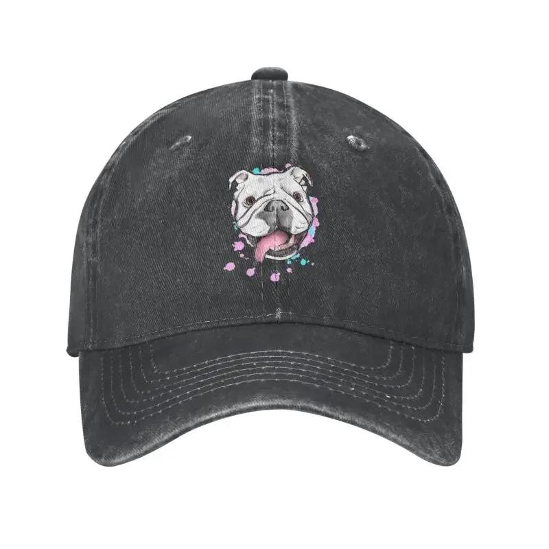 Fashion Cotton UGA English Bulldog Baseball Cap Women Men Adjustable Dad Hat Sports