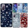 Snow Snowflake Winter Phone Case For Samsung Galaxy S25 Ultra S9 S10 S20 S21 S22 Plus S24 FE S23 Ultra Back Cover