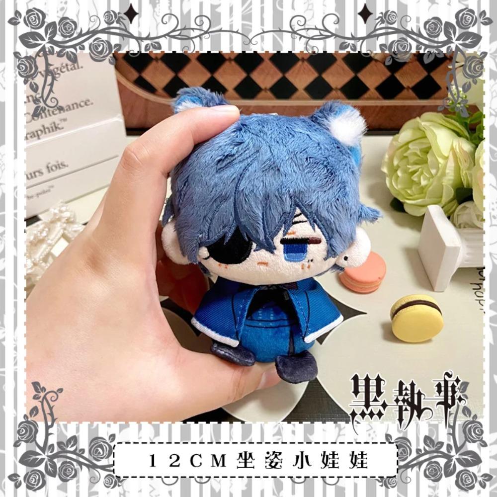 Sebastian Michaelis Ciel Phantomhive Maskottchen Kostüm Plüsch 20cm Puppen für Cosplay Events Rollenspiel