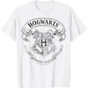Harry Potter Simple Hogwarts Crest Outline T-Shirt